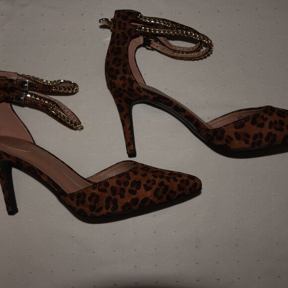 BRAND NEW GORGEOUS MOOTSIES TOOTSIES WOMENS DRESS SHOES PUMPS BROWN SIZE 9M - Picture 3 of 8